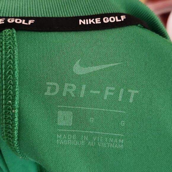 Kahili Golf Course Maui Hawaii Polo Nike Dri Fit Shirt L - Picture 7 of 7